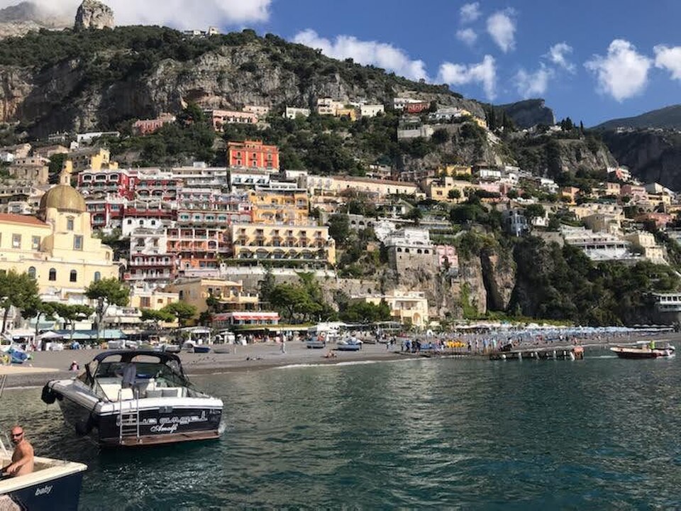 Amalfi Coast from boat