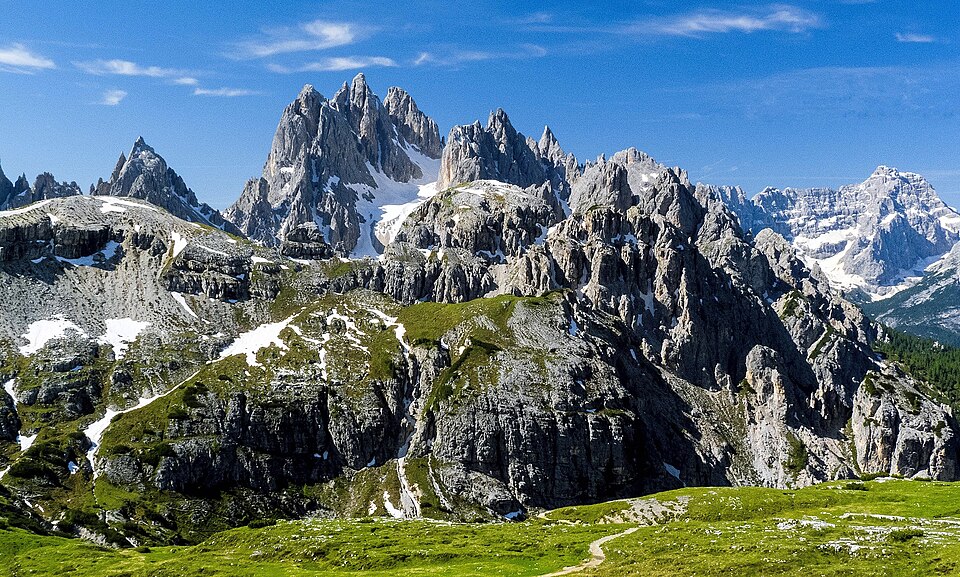 in den Dolomiten