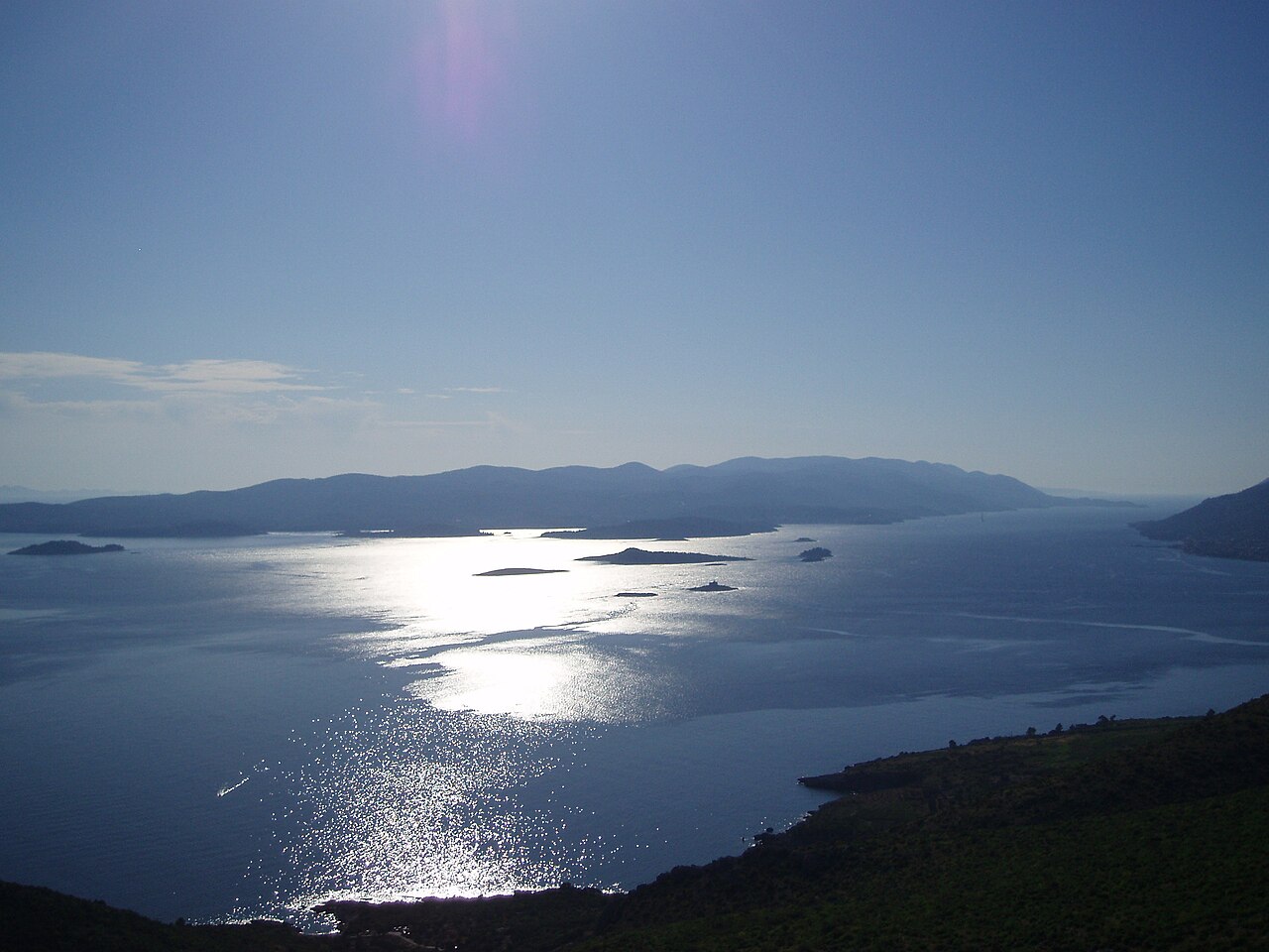 Korcula island panorama
