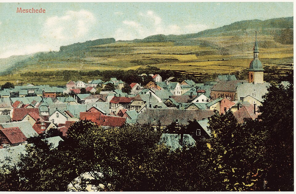Ansicht der Stadt Meschede