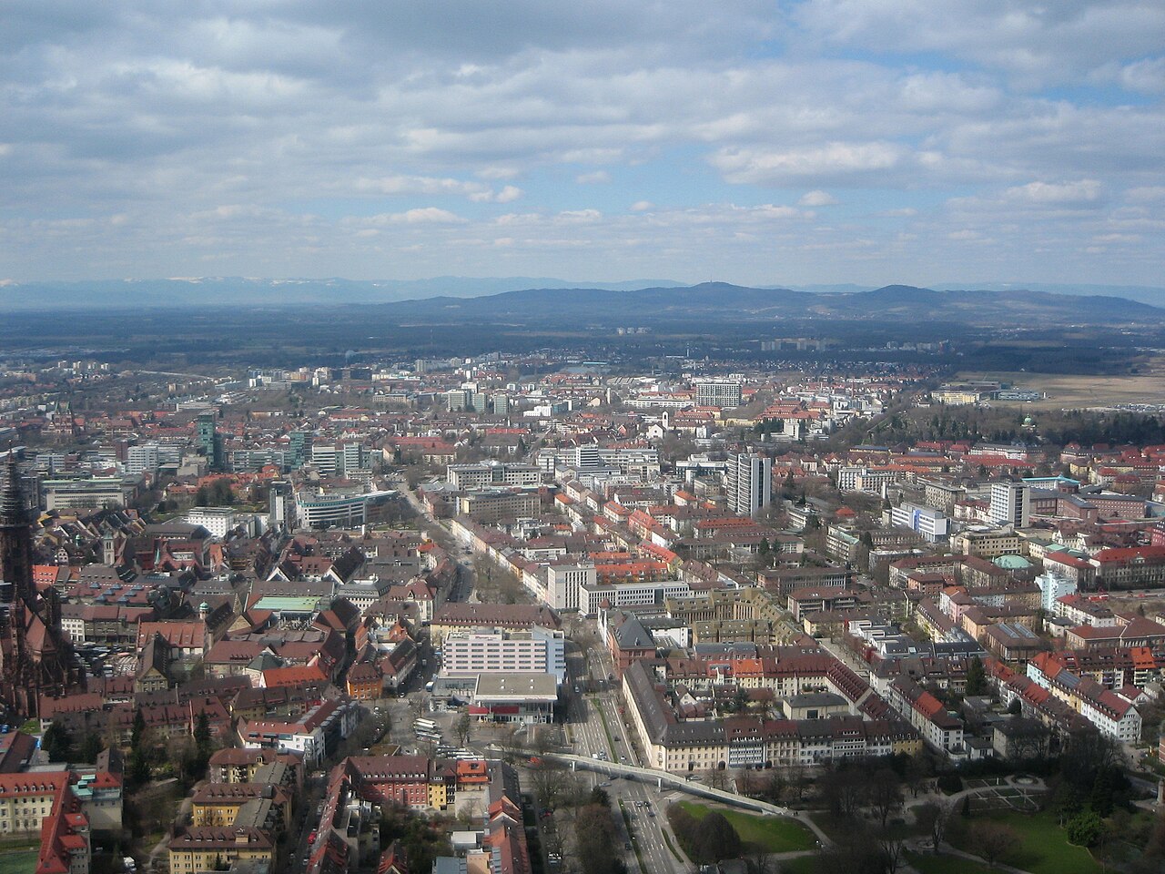 Blick über Freiburg