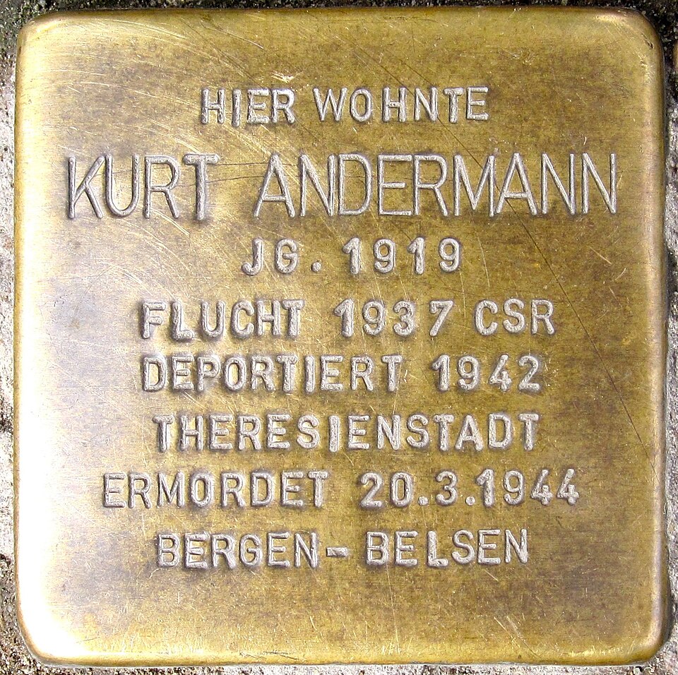 Stolperstein Andermann BS