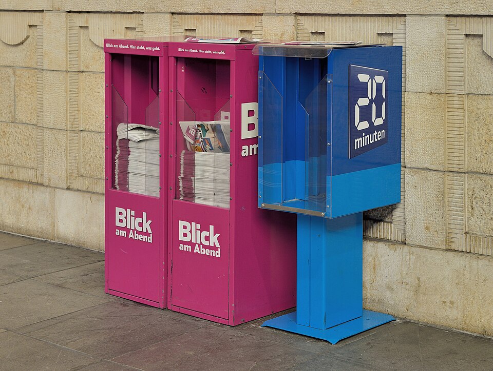 Basel Zeitungsständer