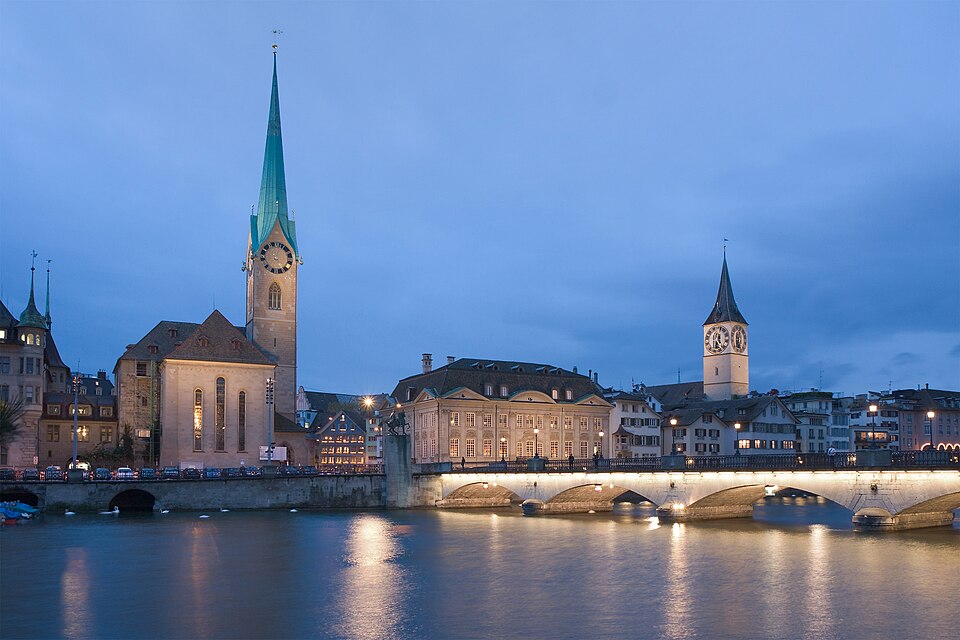 Zuerich Fraumuenster St Peter
