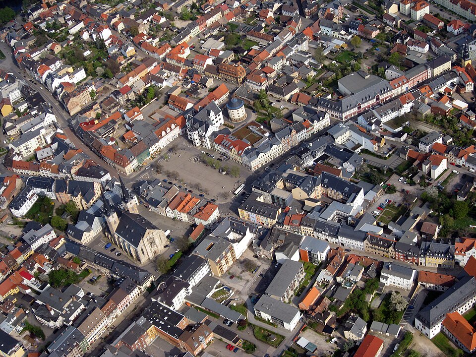 Luftbild saalfeld