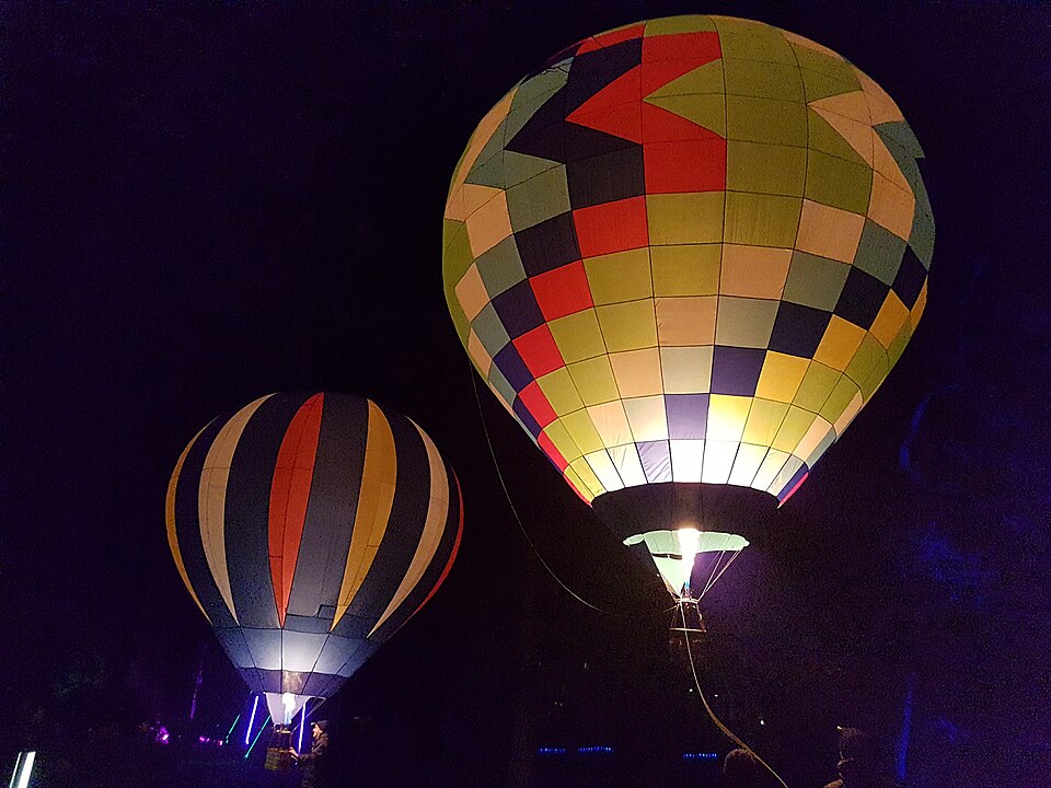 Balloons At Night