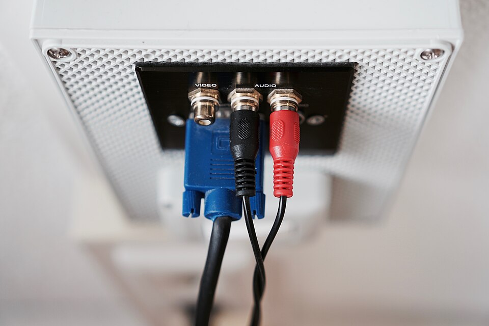 Audio and video connectors