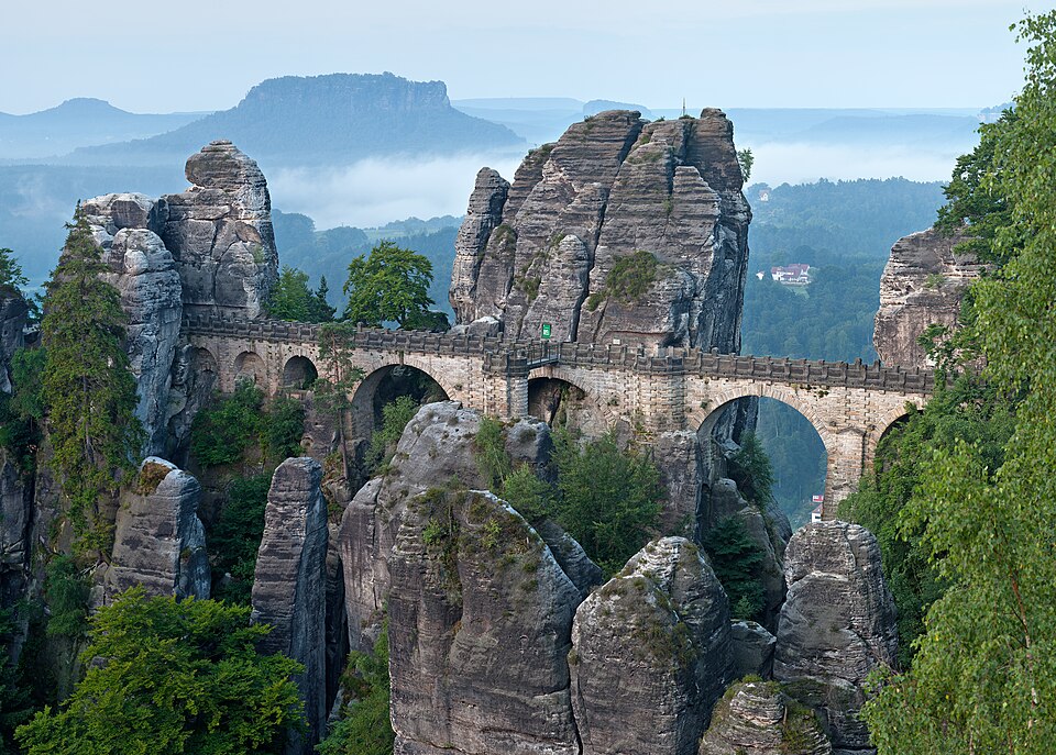 Basteibrücke morgens