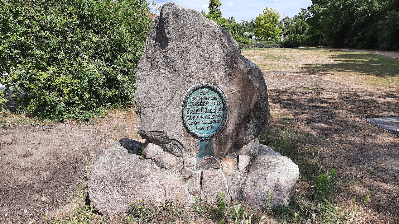 Dümichen Gedenkstein Werder