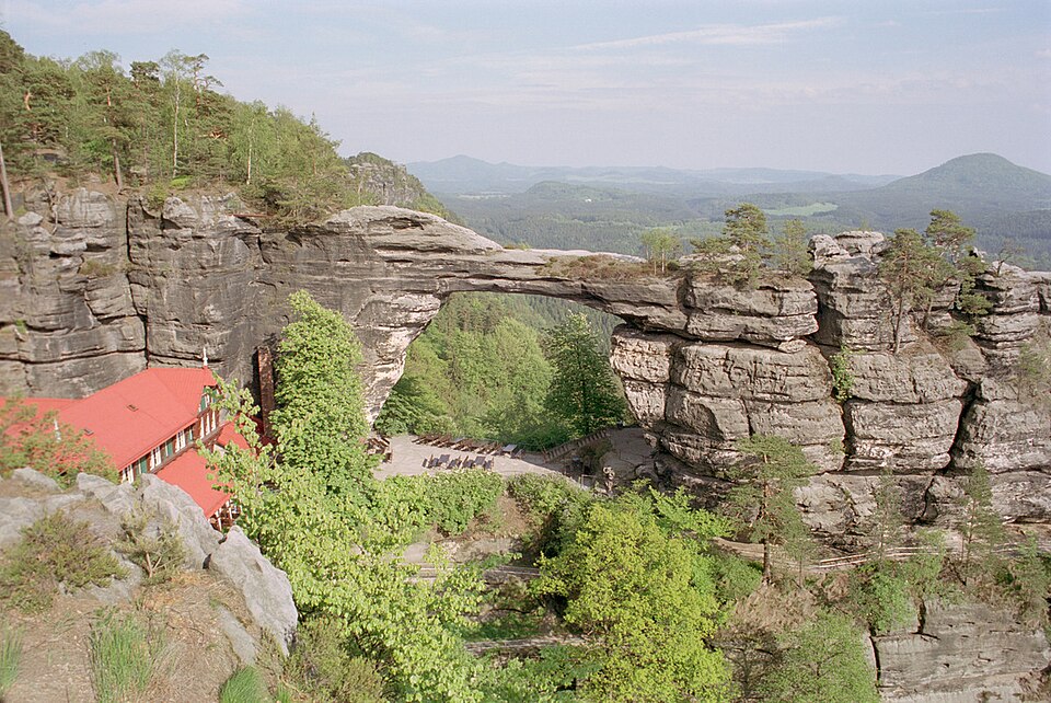 im Elbsandsteingebirge