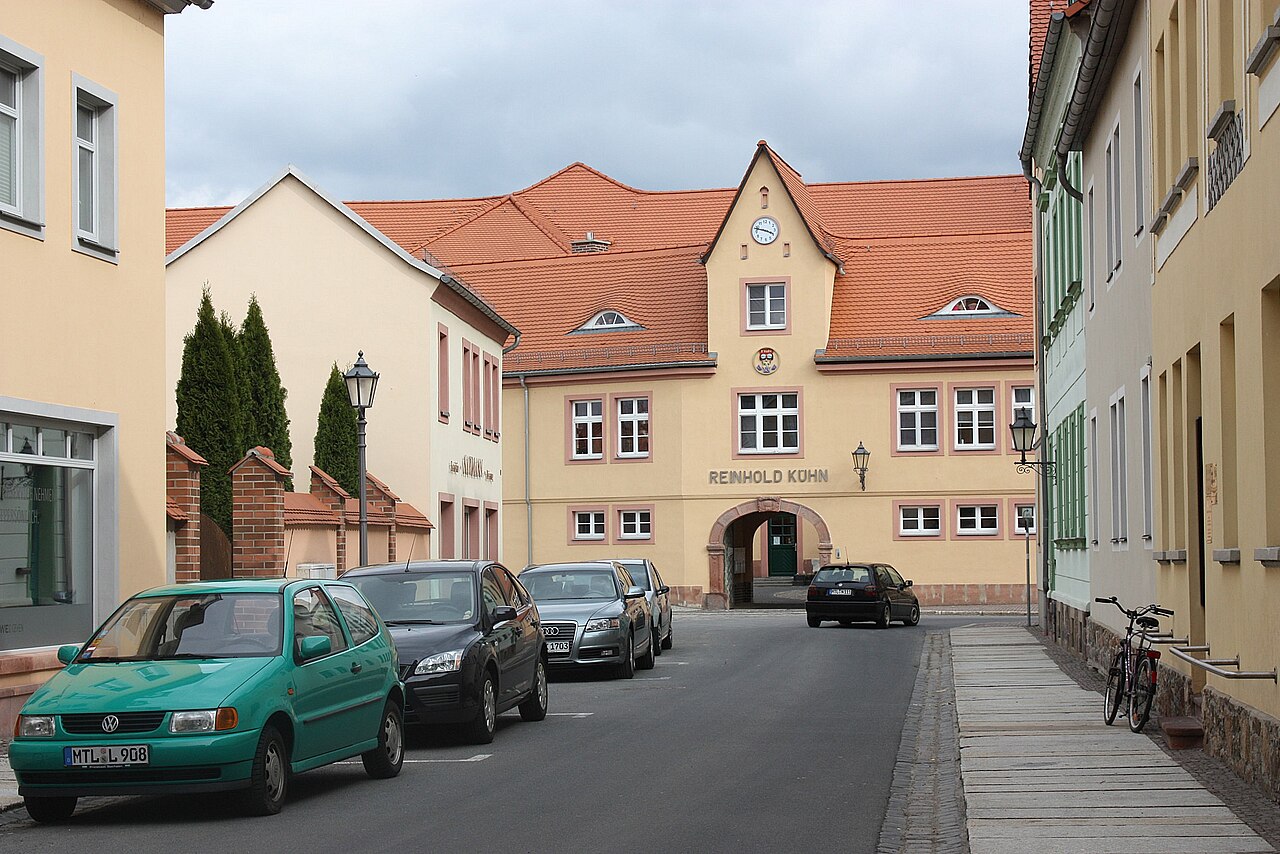 Grimma die Schloßgasse