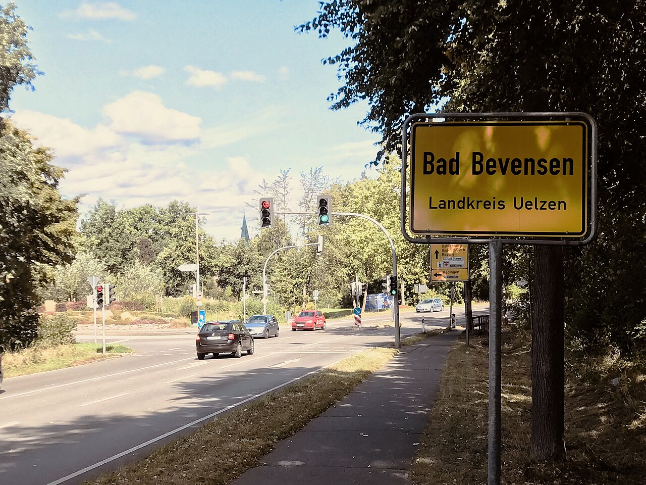 Ortseinfahrt Bevensen