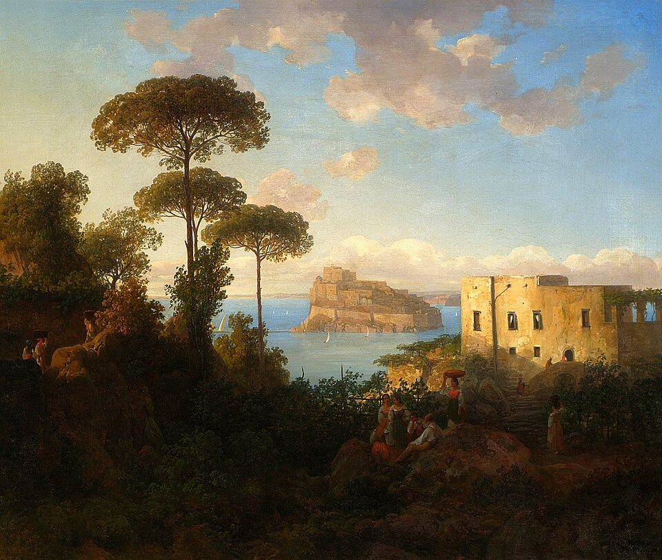 Thomas Ender Ischian landscape