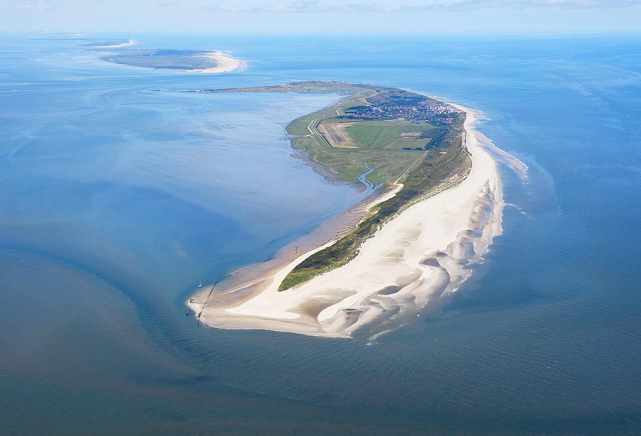 Aerial image of Wangerooge