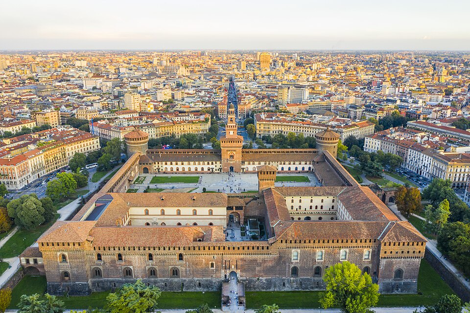 Castello Sforzesco da alto