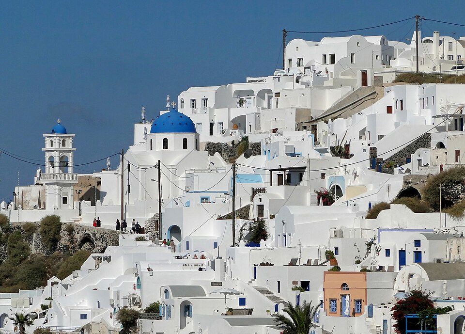 auf Santorin