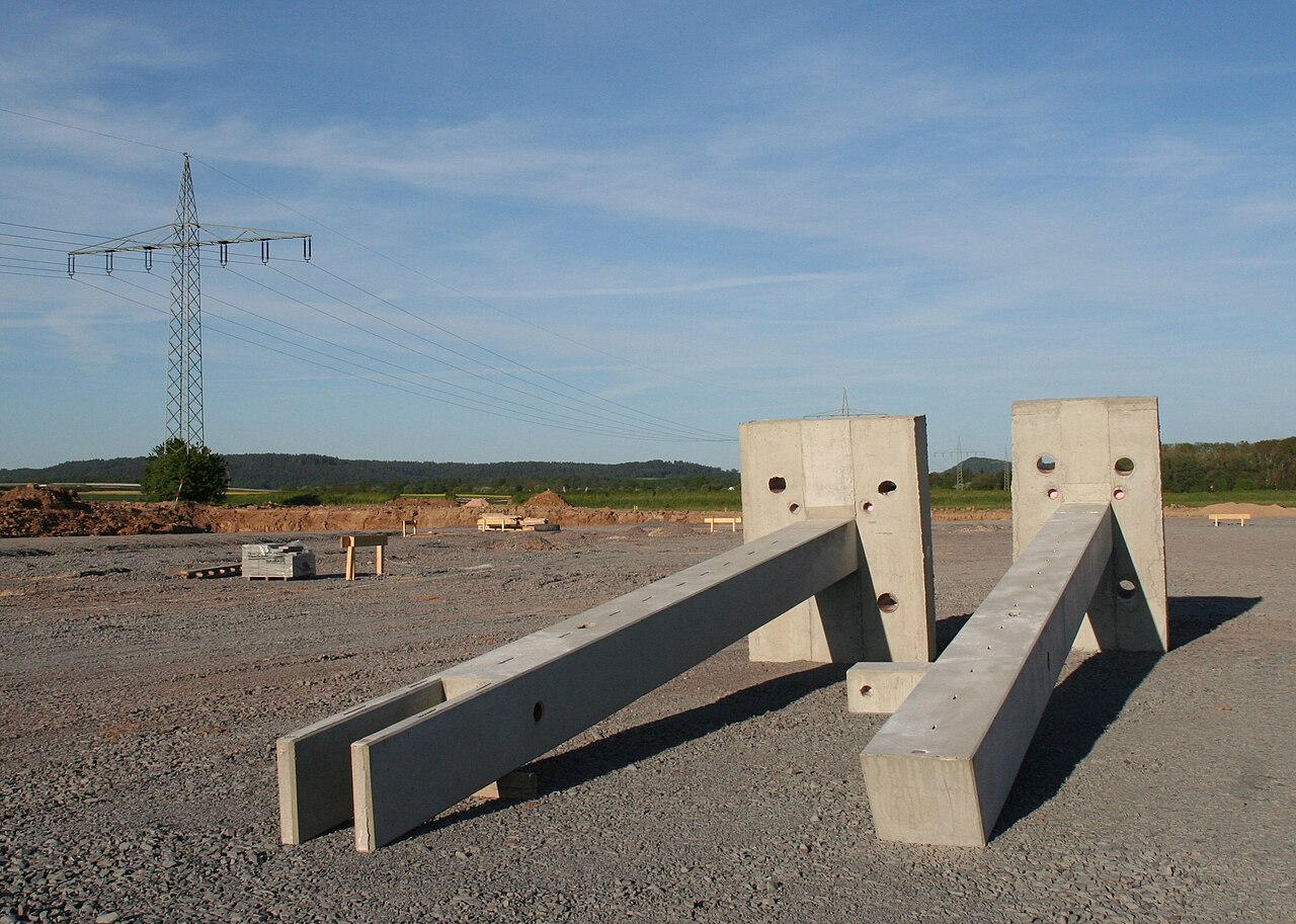Angeformtes Fundament