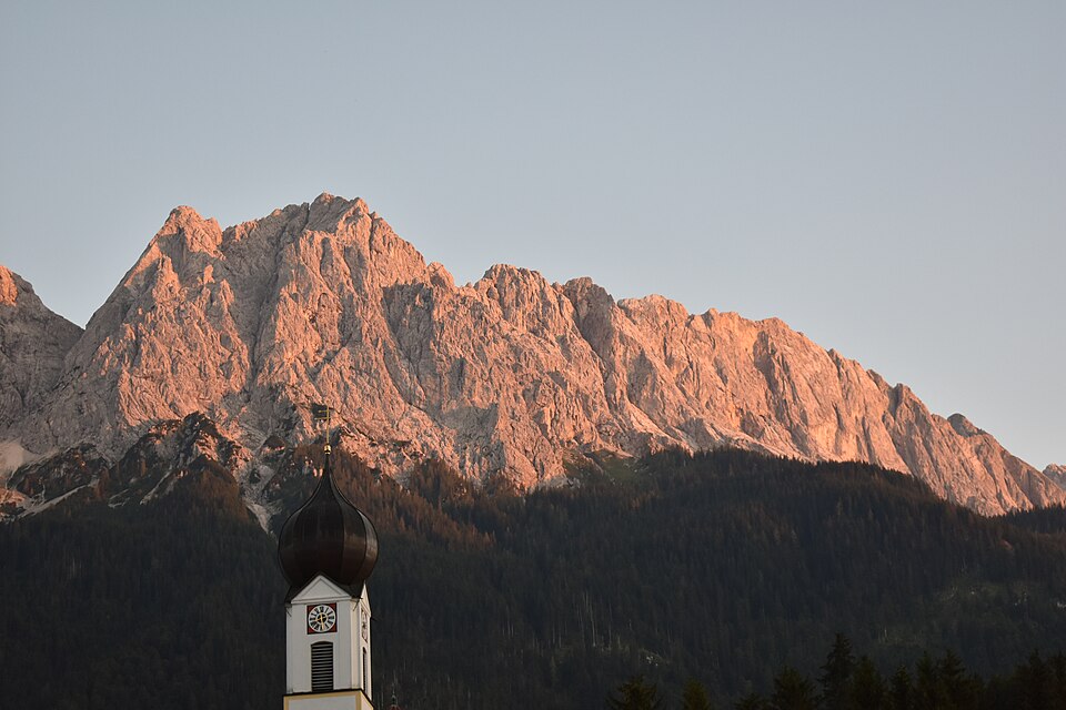 Waxenstein alpenglow