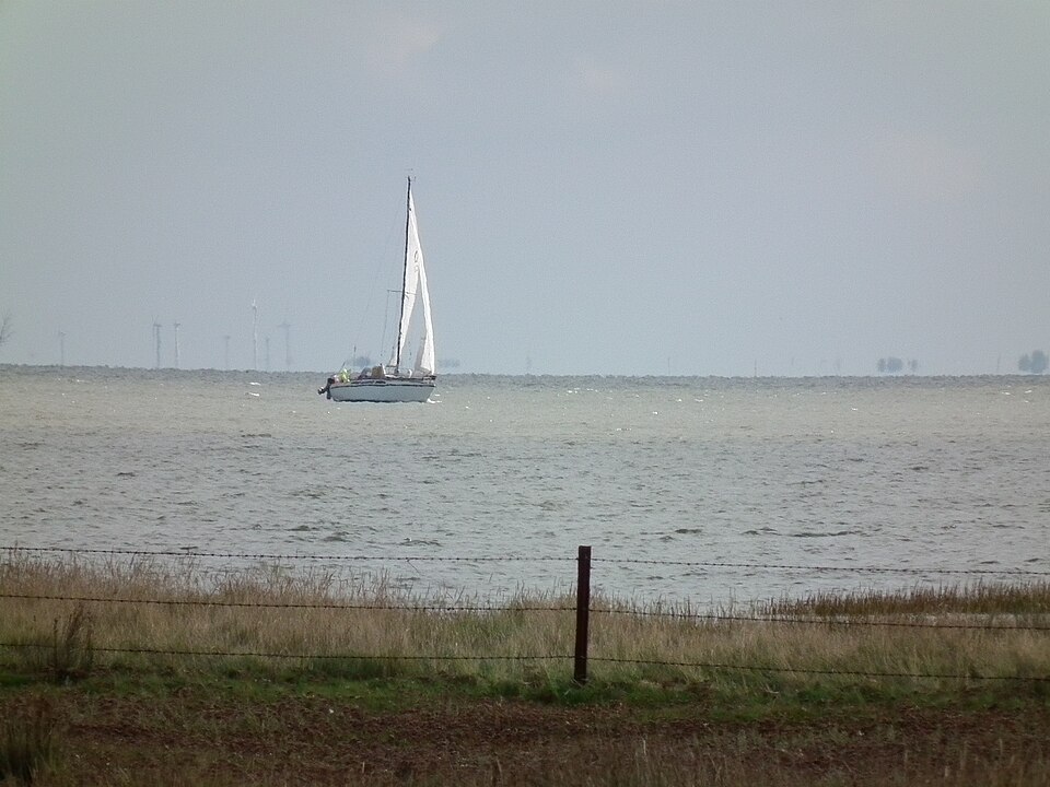 Segelschiff Wattenmeer Juist