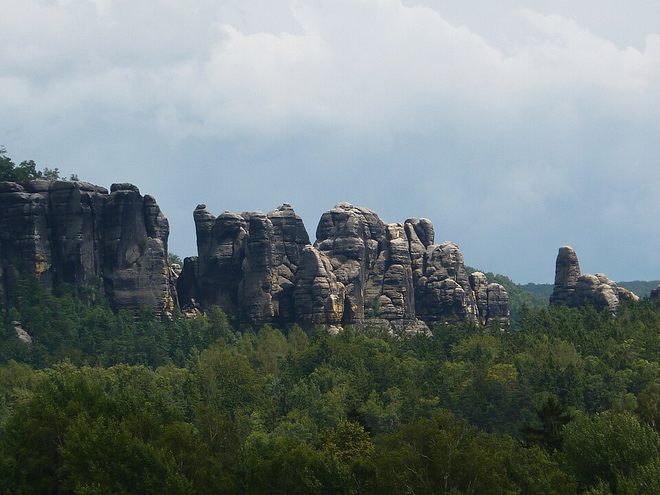 im Elbsandsteingebirge