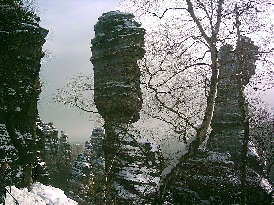 im Elbsandsteingebirge