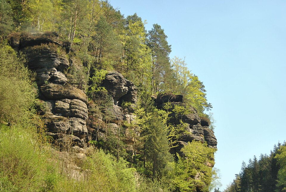 im Elbsandsteingebirge