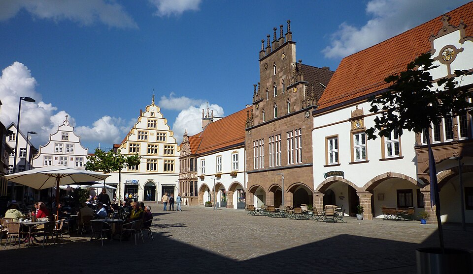 Lemgo Marktplatz mit Rathaus